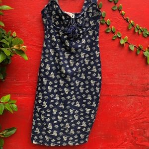 Sexy Biker Babe VINTAGE mini dress